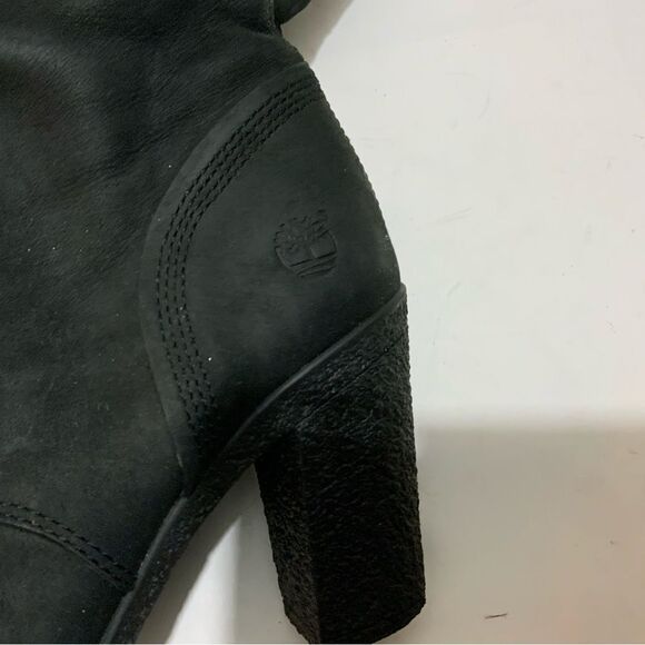Timberland Earthkeepers Glancy ankle boots black heels Size 7/ 38 - Picture 8 of 15